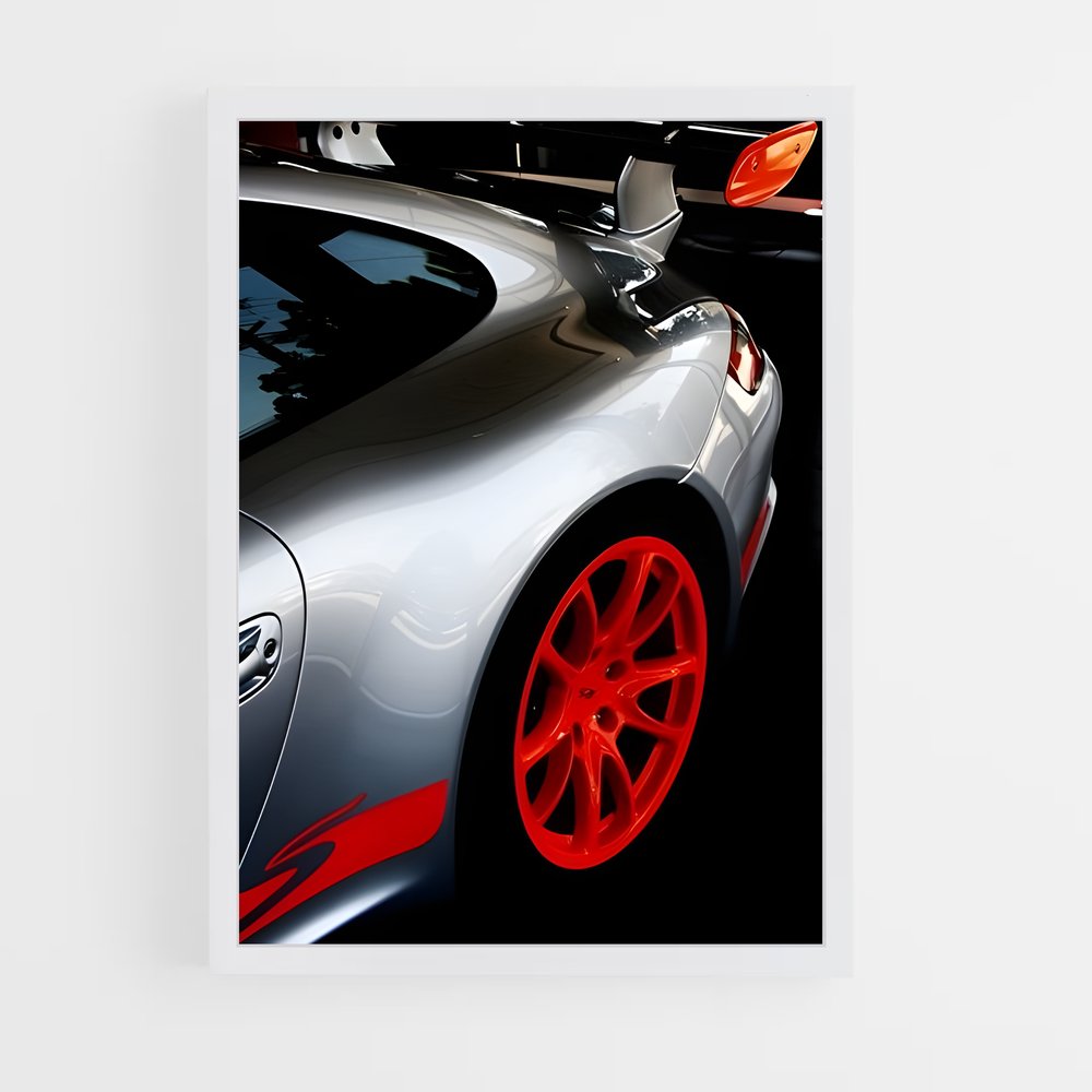 Poster exceptionnel GT RS – affiche Porsche (vue 3)